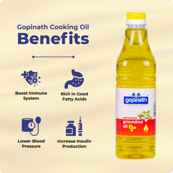 Gopinath Cold Pressed Groundnut Cooking Oil (1ltr)