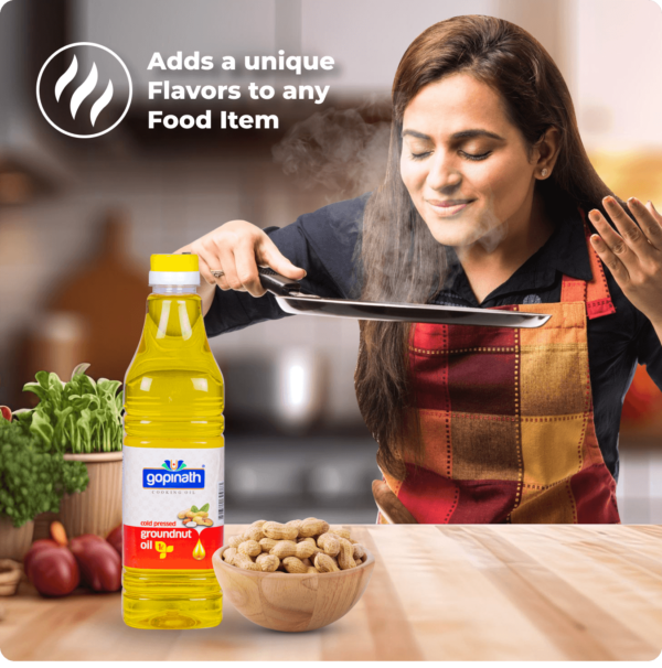 Gopinath Cold Pressed Groundnut Cooking Oil (1ltr)