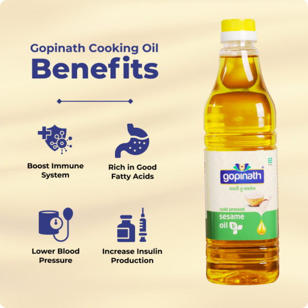 Sesame Cooking Oil | Ltr Pack | 100% Pure & Natural