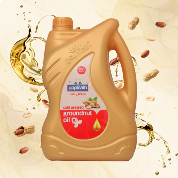 Cold Pressed Groundnut Cooking Oil – 5 Ltr. Can