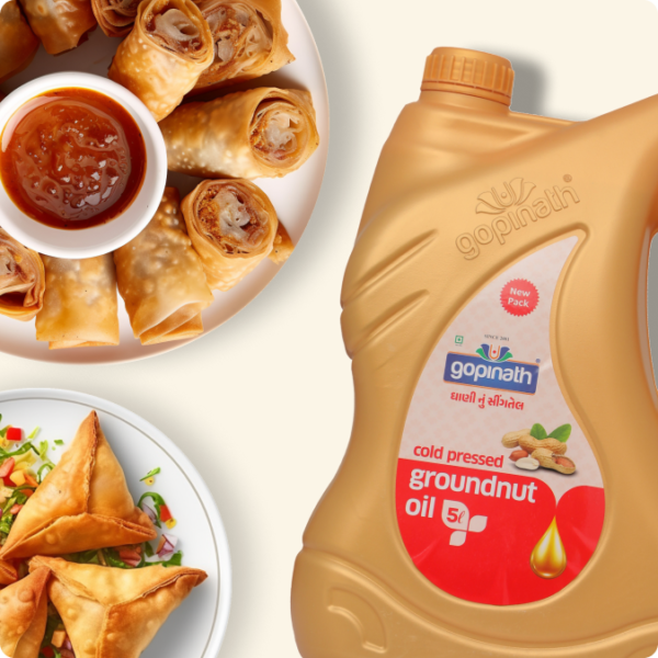 Cold Pressed Groundnut Cooking Oil – 5 Ltr. Can