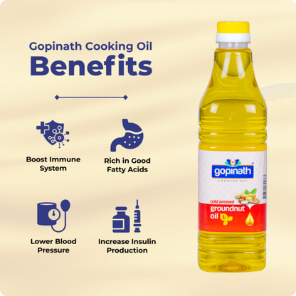 Gopinath Cold Pressed Groundnut Cooking Oil (1ltr)