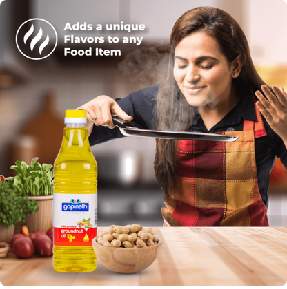 Gopinath Cold Pressed Groundnut Cooking Oil (1ltr)