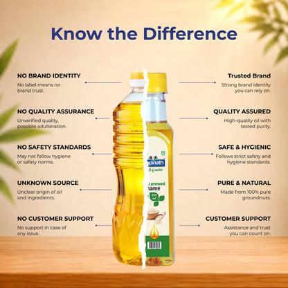 Gopinath Sesame Cooking Oil – 250 ML | Healthy & Versatile