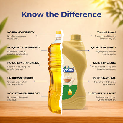 Gopinath Sesame Cooking Oil – 100% Pure, 5 Ltr | Healthy & Versatile