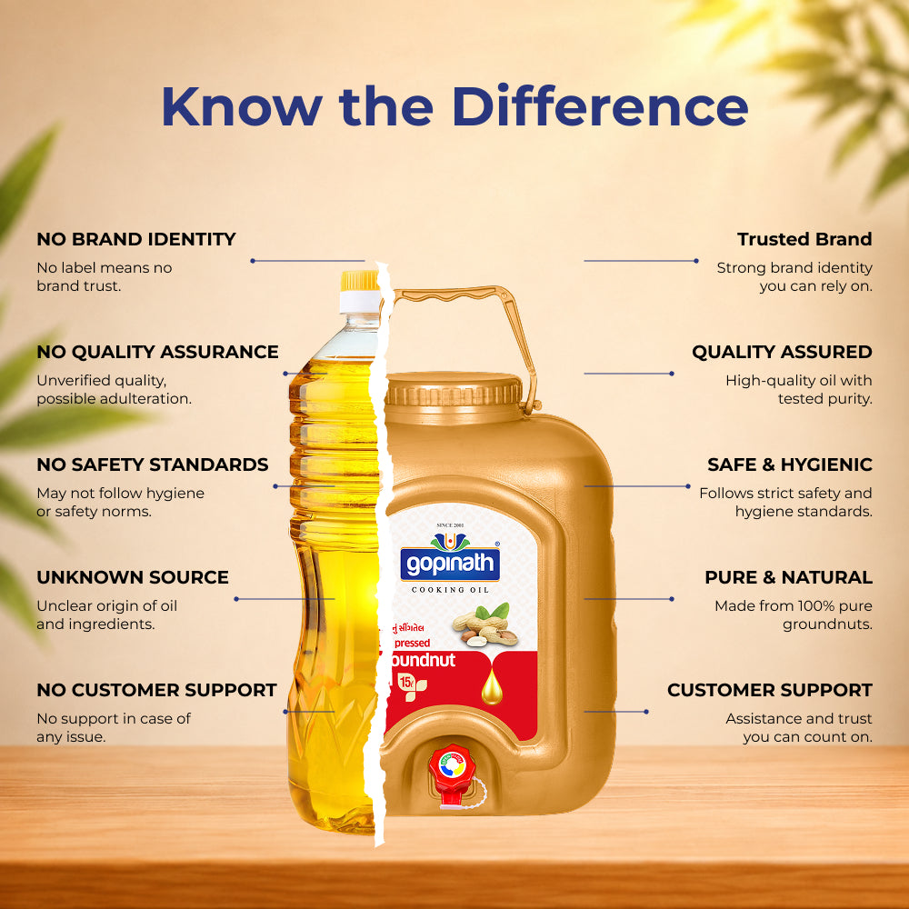 100% Pure Cold Pressed Groundnut cooking oil – 15 LTR (Jar)