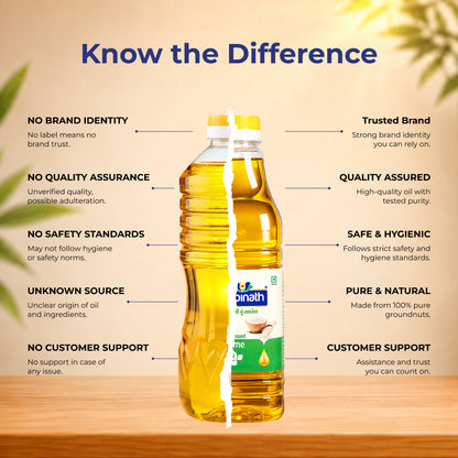 Sesame Cooking Oil | Ltr Pack | 100% Pure & Natural