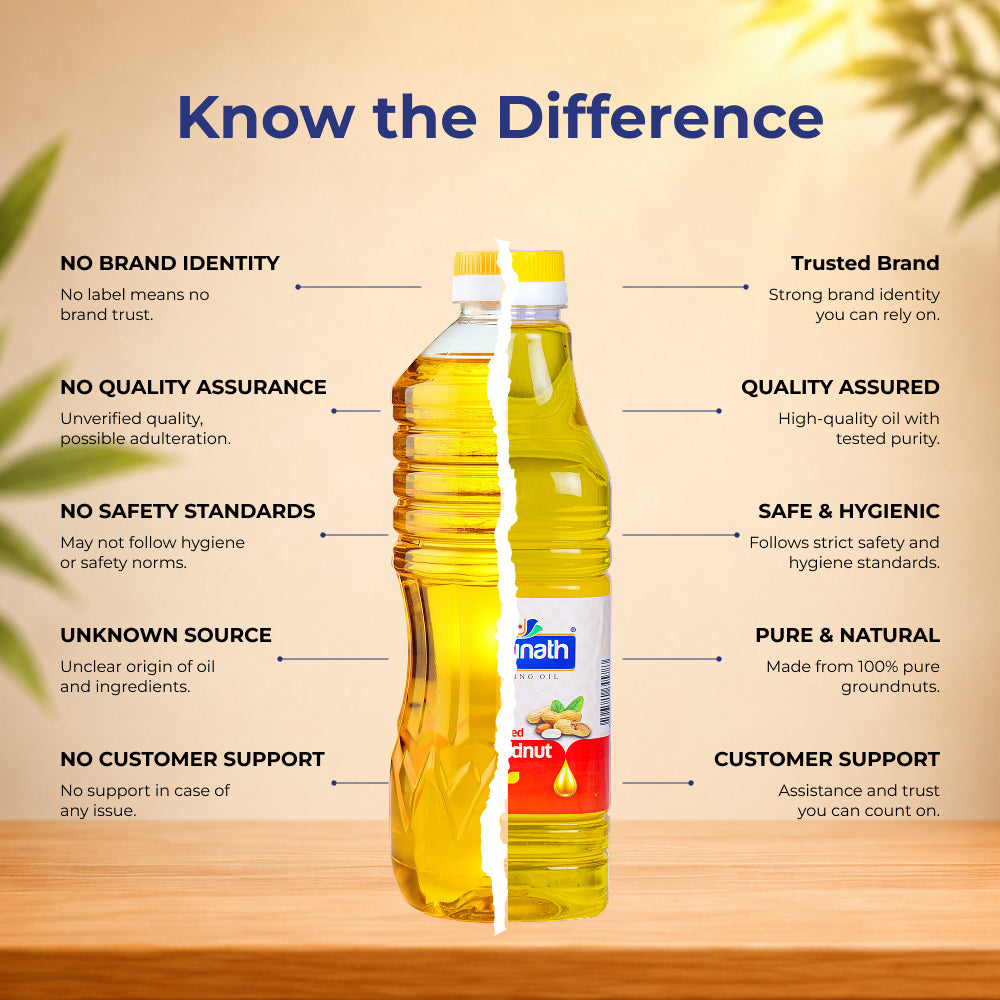 Gopinath Cold Pressed Groundnut Cooking Oil (1ltr)