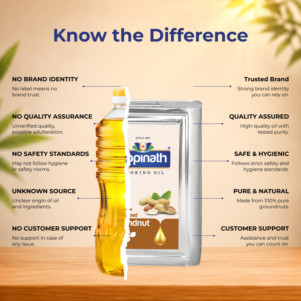 100% Pure Cold Pressed Groundnut cooking oil – 15 KG (16.48 LTR) (Tin)