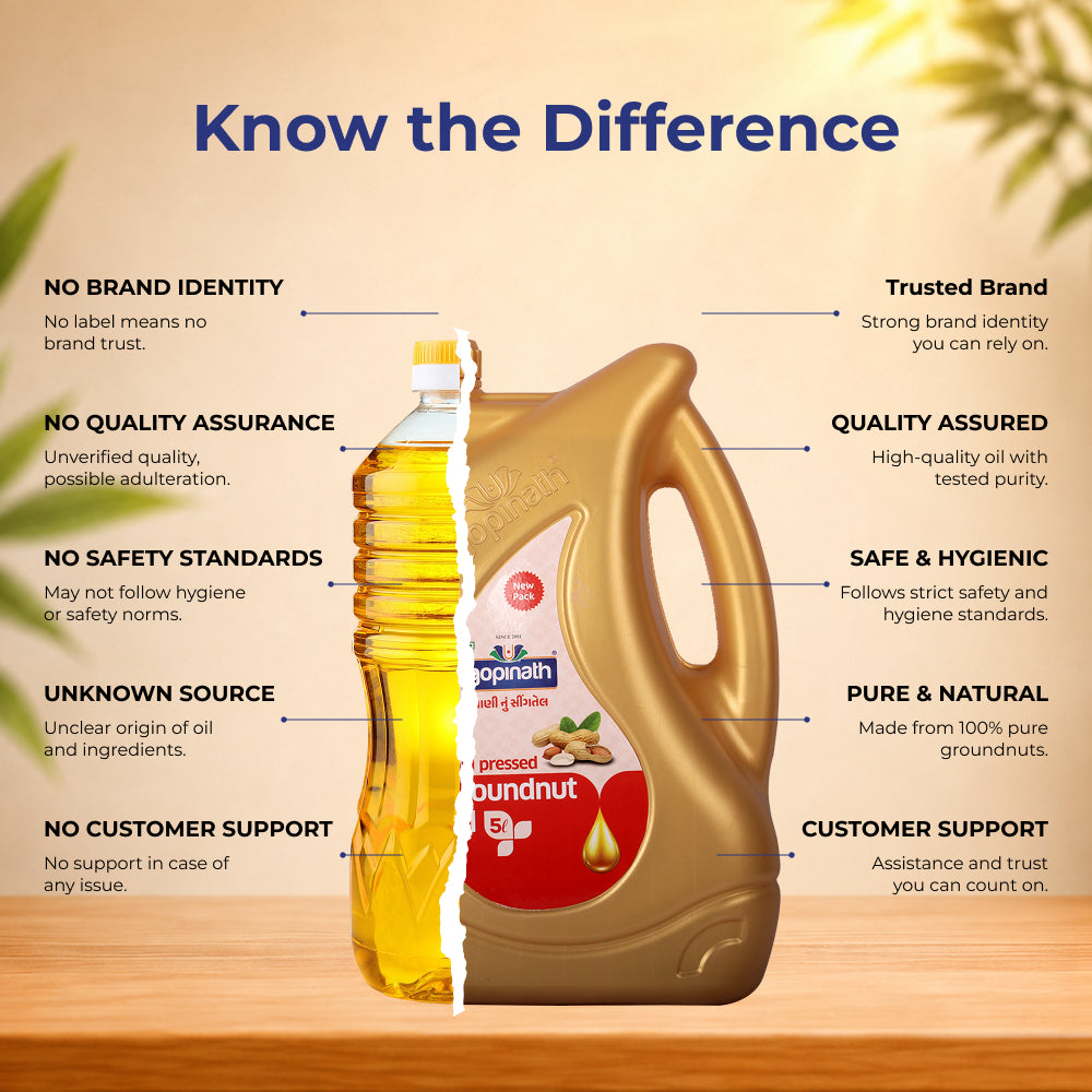 Cold Pressed Groundnut Cooking Oil – 5 Ltr. Can