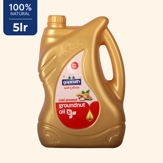 Cold Pressed Groundnut Cooking Oil – 5 Ltr. Can