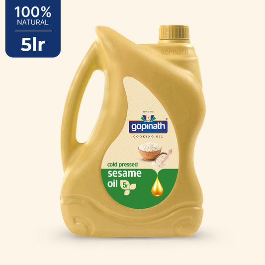Gopinath Sesame Cooking Oil – 100% Pure, 5 Ltr | Healthy & Versatile