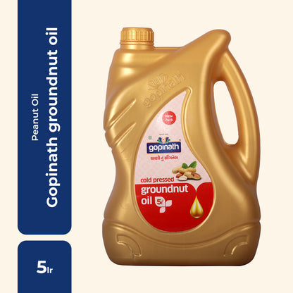 Cold Pressed Groundnut Cooking Oil – 5 Ltr. Can