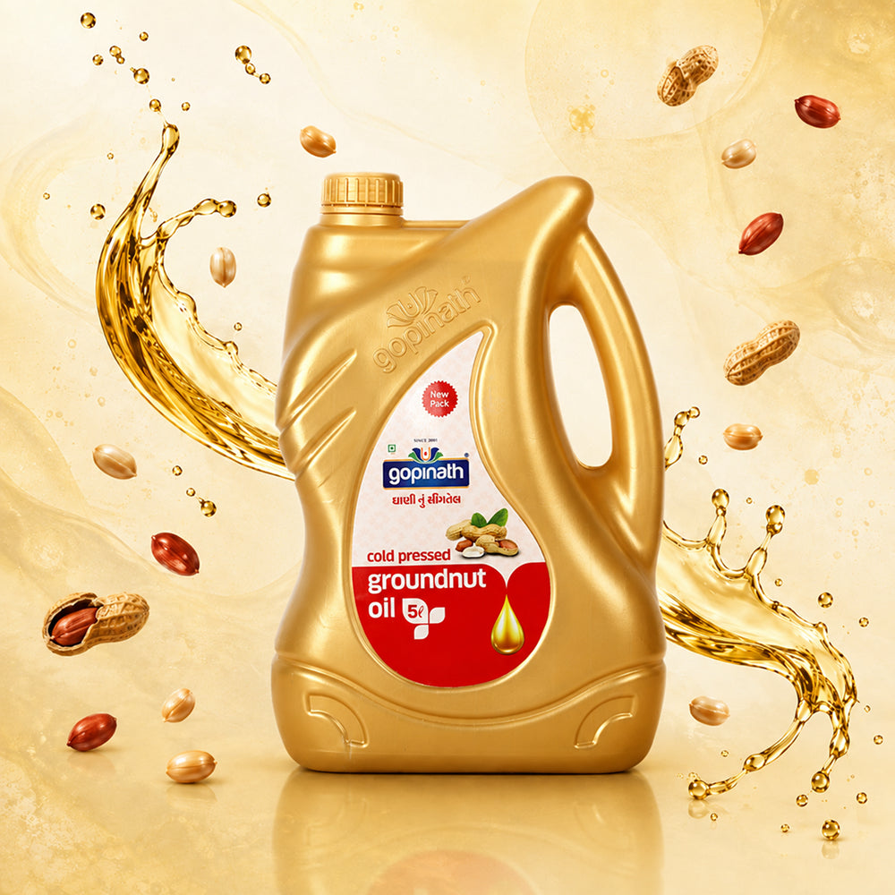 Cold Pressed Groundnut Cooking Oil – 5 Ltr. Can