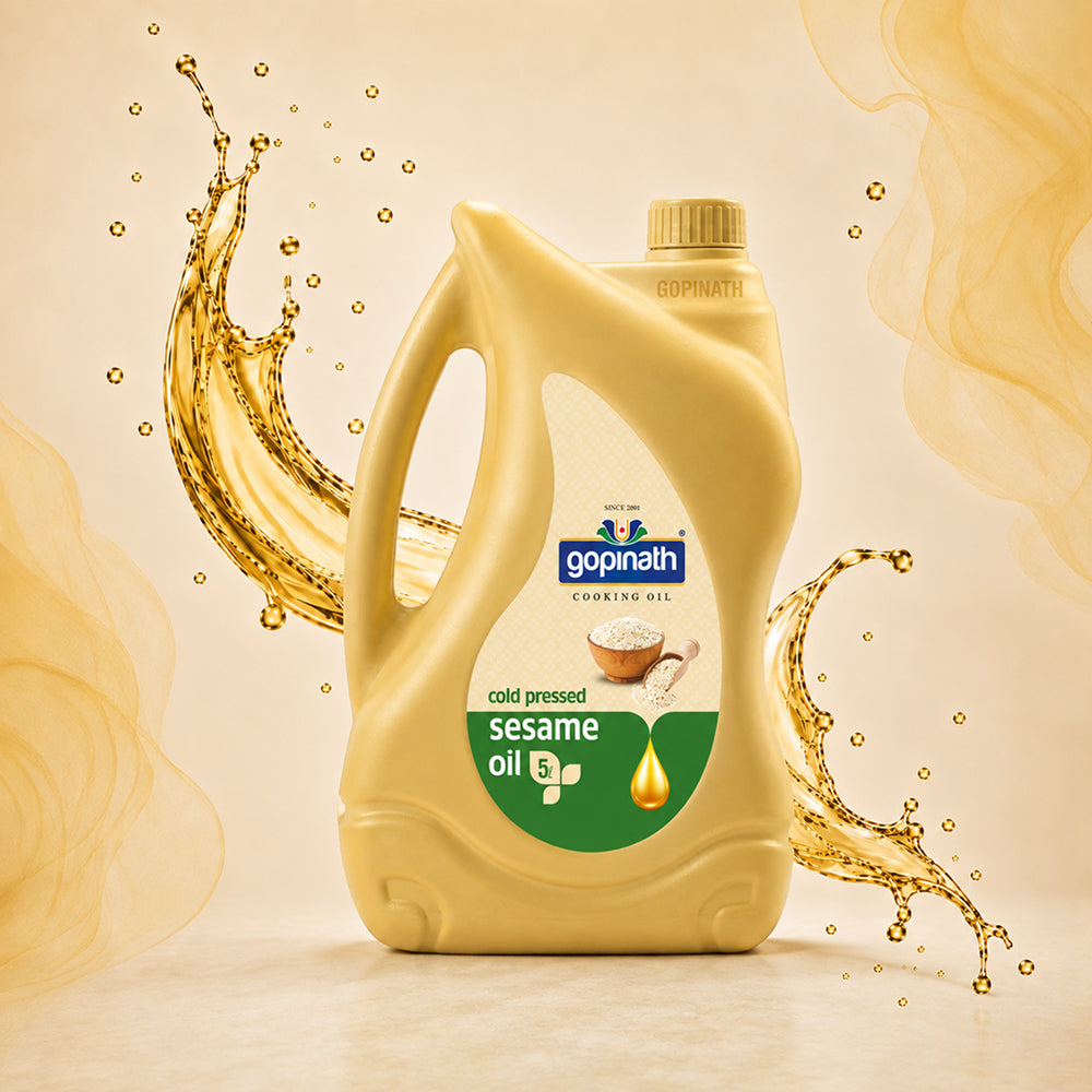 Gopinath Sesame Cooking Oil – 100% Pure, 5 Ltr | Healthy & Versatile