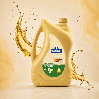 Gopinath Sesame Cooking Oil – 100% Pure, 5 Ltr | Healthy & Versatile