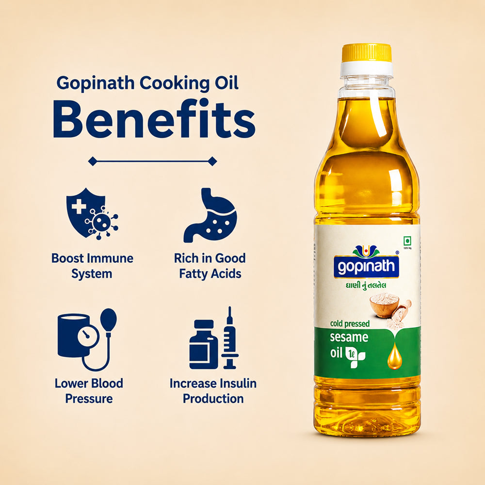Sesame Cooking Oil | Ltr Pack | 100% Pure & Natural