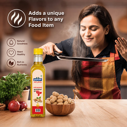Gopinath Cold Pressed Groundnut Cooking Oil – 250 ML