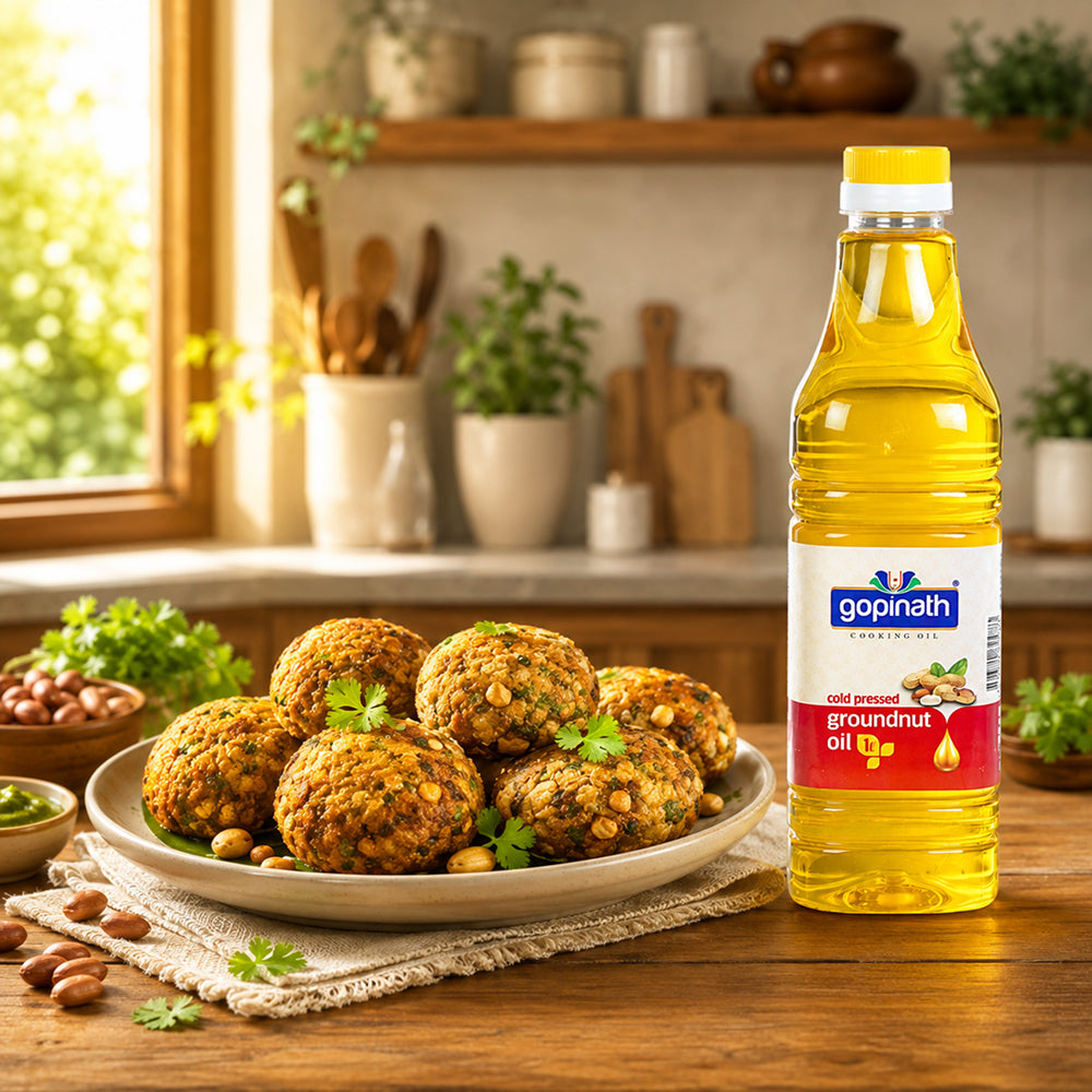 Gopinath Cold Pressed Groundnut Cooking Oil (1ltr)