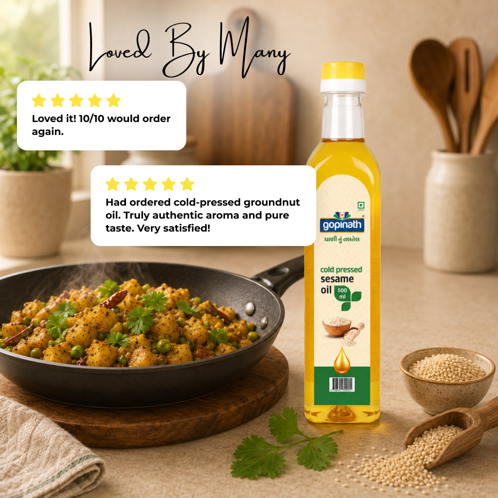 Gopinath Sesame Cooking Oil – 500 ML | Healthy & Versatile
