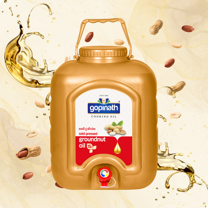 100% Pure Cold Pressed Groundnut cooking oil – 15 LTR (Jar)