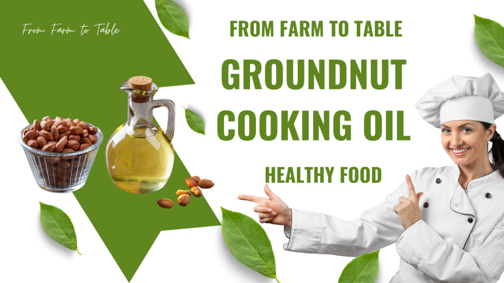 Groundnut or peanut Cooking Oil